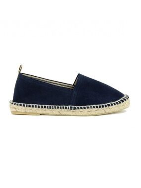 EUROPANN Palma Men's suede espadrilles - in Navy Blue Euro Size 45